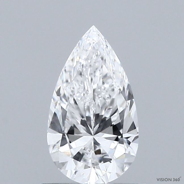 0.82 Carat Pear Lab Grown Diamond, Very Good Polish, D Color, VS1 Clarity