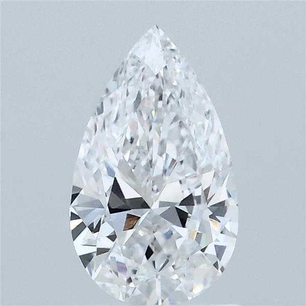 0.82 Carat Pear Lab Grown Diamond, Very Good Polish, D Color, VVS1 Clarity