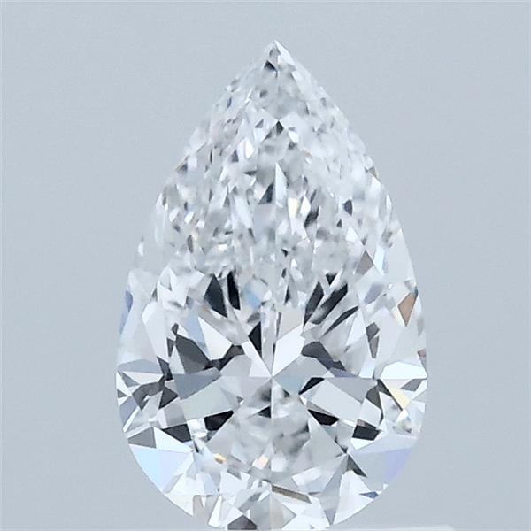 0.83 Carat Pear Lab Grown Diamond, Very Good Polish, D Color, VVS2 Clarity