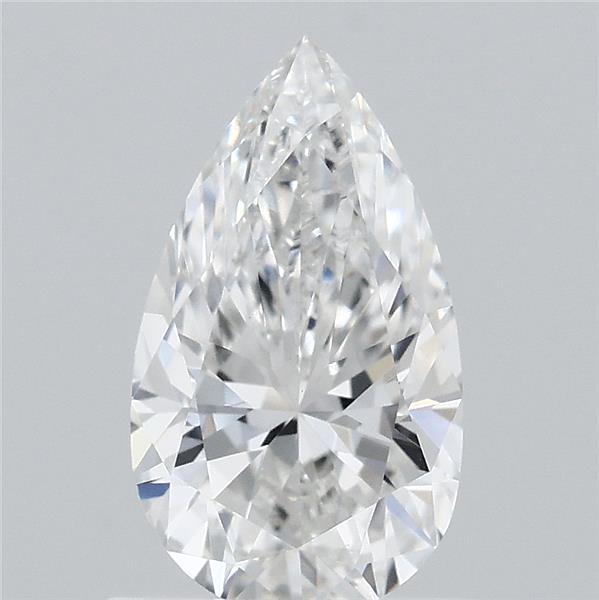 0.92 Carat Pear Lab Grown Diamond, Very Good Polish, F Color, VVS2 Clarity