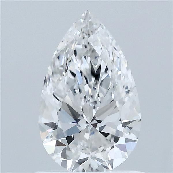 1.00 Carat Pear Lab Grown Diamond, Excellent Polish, E Color, VVS1 Clarity