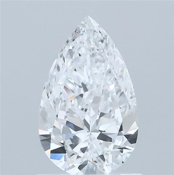 1.00 Carat Pear Lab Grown Diamond, Very Good Polish, D Color, VS1 Clarity