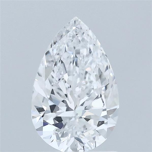1.00 Carat Pear Lab Grown Diamond, Very Good Polish, D Color, VVS2 Clarity