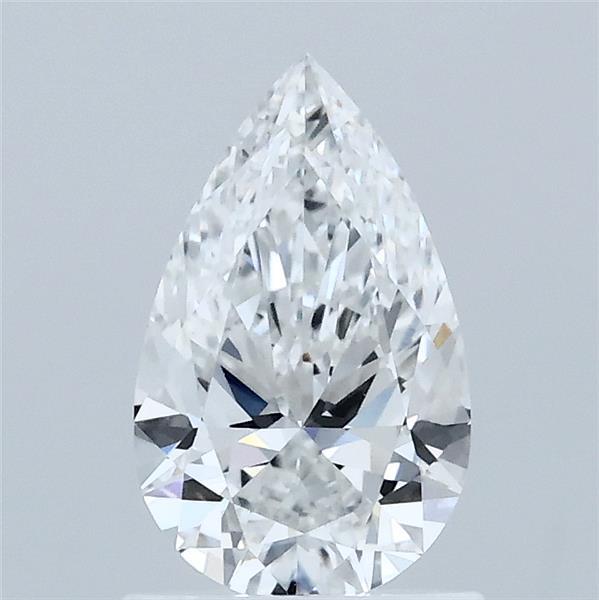 1.01 Carat Pear Lab Grown Diamond, Excellent Polish, E Color, VVS1 Clarity