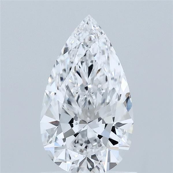 1.02 Carat Pear Lab Grown Diamond, Excellent Polish, D Color, VVS1 Clarity