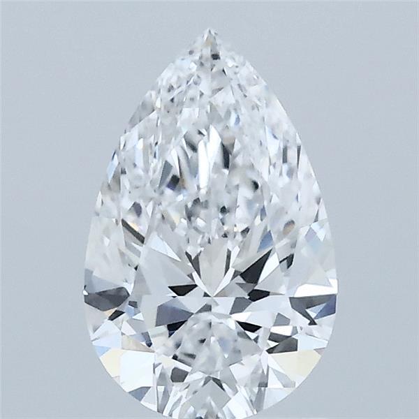 1.02 Carat Pear Lab Grown Diamond, Excellent Polish, D Color, VVS1 Clarity