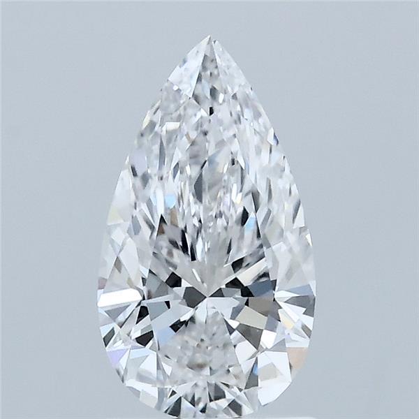 1.02 Carat Pear Lab Grown Diamond, Excellent Polish, E Color, VVS1 Clarity