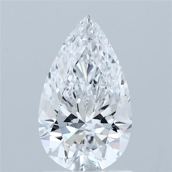 1.05 Carat Pear Lab Grown Diamond, Excellent Polish, D Color, VVS2 Clarity