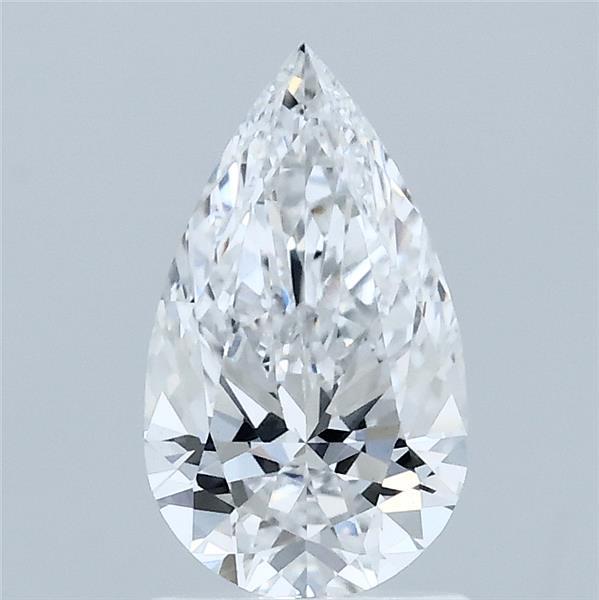 1.05 Carat Pear Lab Grown Diamond, Excellent Polish, E Color, VVS2 Clarity