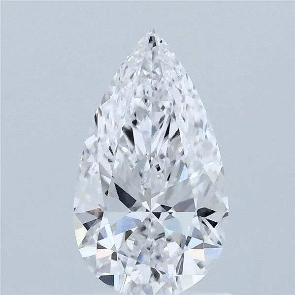 1.09 Carat Pear Lab Grown Diamond, Excellent Polish, D Color, VVS1 Clarity