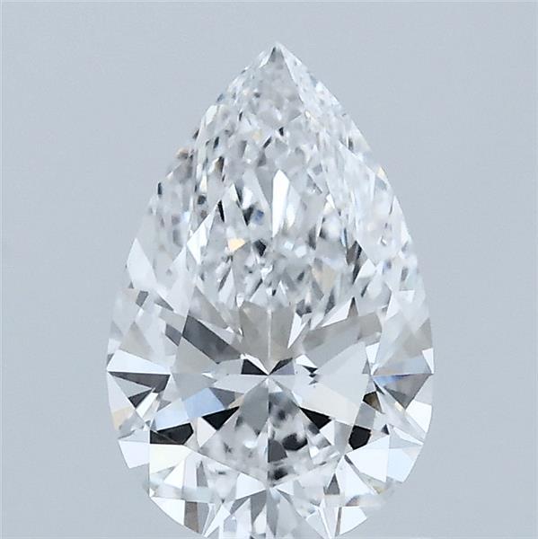 1.09 Carat Pear Lab Grown Diamond, Excellent Polish, D Color, VVS2 Clarity