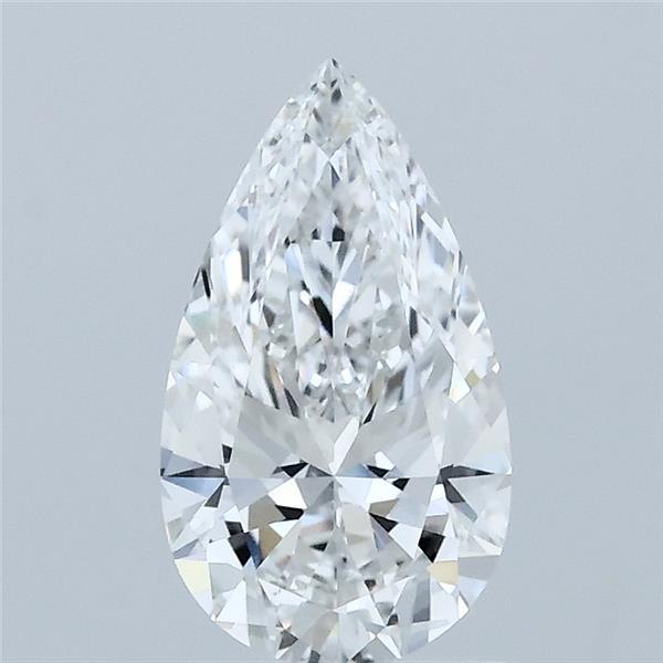 1.09 Carat Pear Lab Grown Diamond, Excellent Polish, E Color, VVS2 Clarity