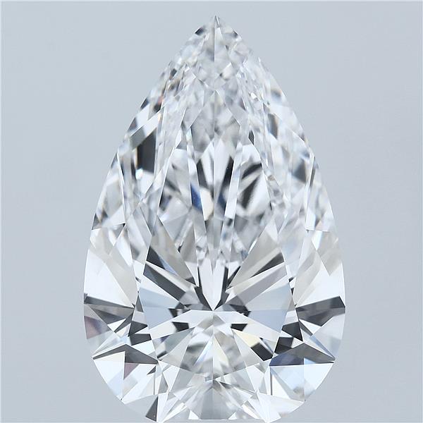 14.18 Carat Pear Lab Grown Diamond, Excellent Polish, D Color, VVS2 Clarity