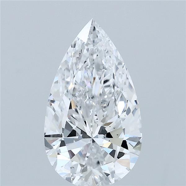 1.50 Carat Pear Lab Grown Diamond, Excellent Polish, D Color, VS1 Clarity