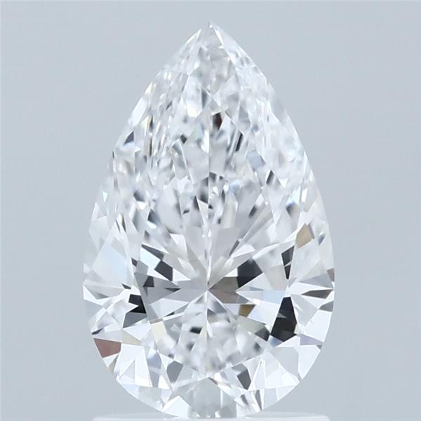 1.51 Carat Pear Lab Grown Diamond, Excellent Polish, D Color, VVS1 Clarity