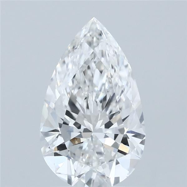 1.52 Carat Pear Lab Grown Diamond, Excellent Polish, E Color, VVS1 Clarity