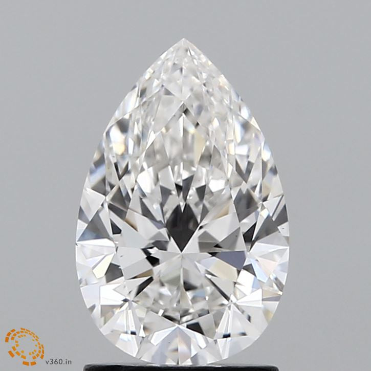 1.59 Carat Pear Lab Grown Diamond, Ideal Cut, F Color, VS1 Clarity