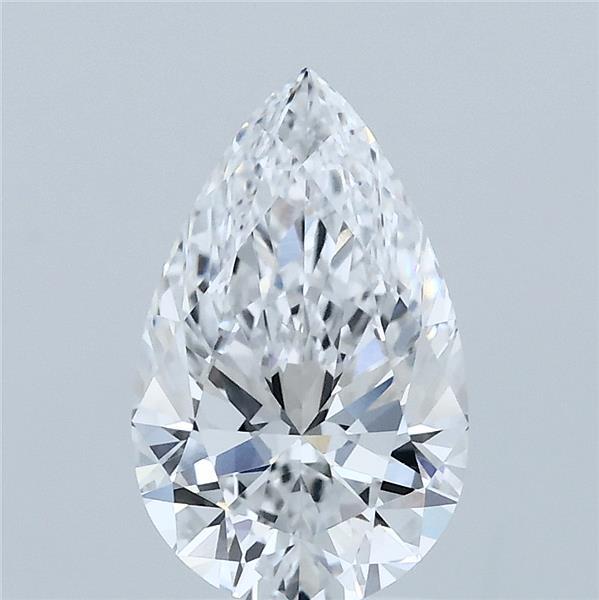 1.74 Carat Pear Lab Grown Diamond, Excellent Polish, D Color, VVS1 Clarity
