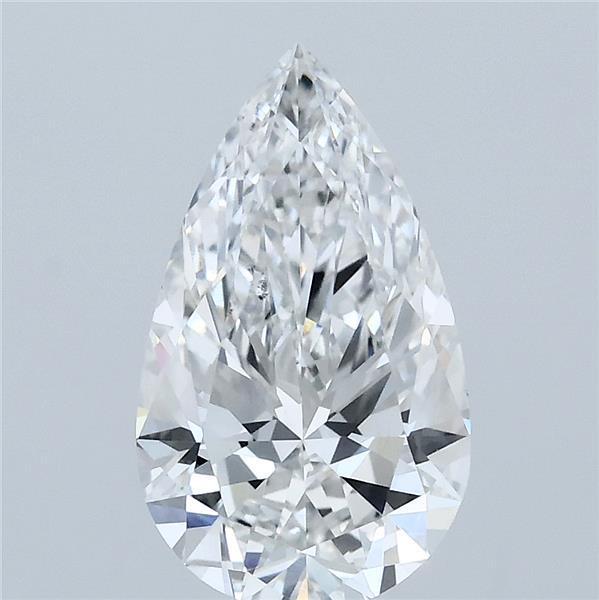 1.91 Carat Pear Lab Grown Diamond, Excellent Polish, E Color, VS1 Clarity