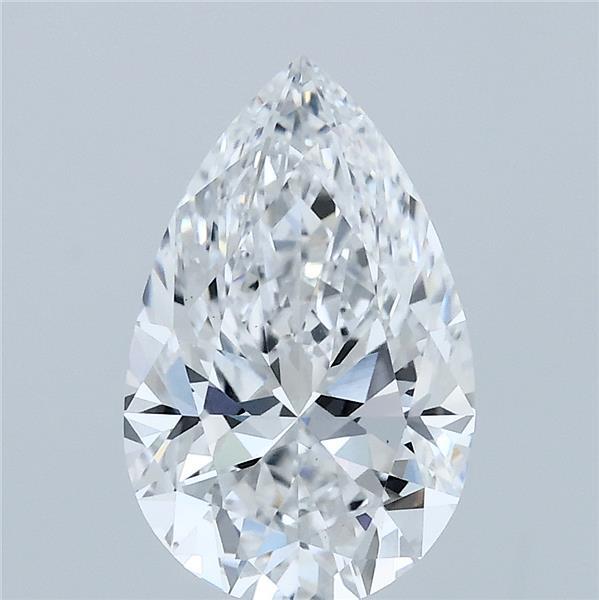 2.28 Carat Pear Lab Grown Diamond, Excellent Polish, E Color, VS1 Clarity