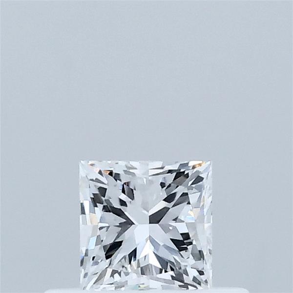 0.38 Carat Princess Lab Grown Diamond, Very Good Polish, D Color, VVS2 Clarity