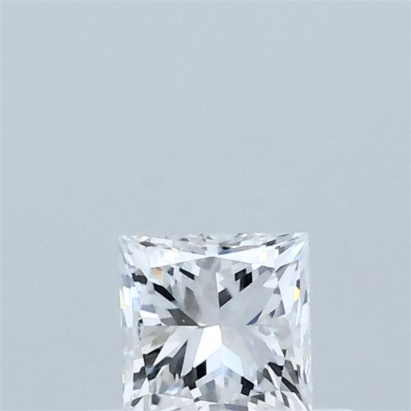 0.39 Carat Princess Lab Grown Diamond, Very Good Polish, D Color, VVS2 Clarity