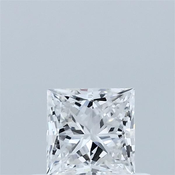 0.45 Carat Princess Lab Grown Diamond, Very Good Polish, D Color, VVS2 Clarity