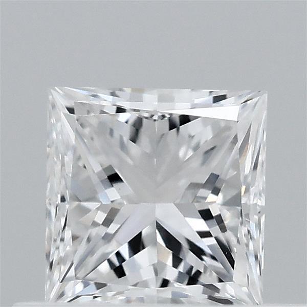 0.48 Carat Princess Lab Grown Diamond, Very Good Polish, D Color, VVS2 Clarity