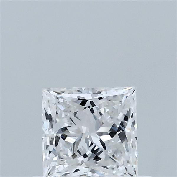 0.52 Carat Princess Lab Grown Diamond, Very Good Polish, D Color, VVS2 Clarity