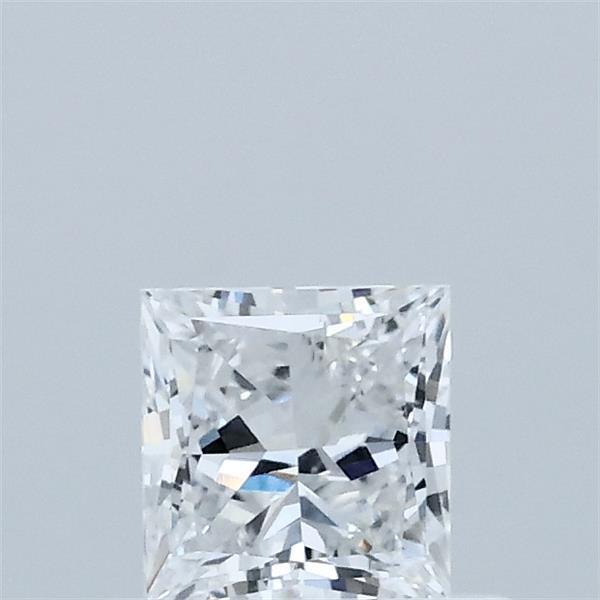 0.54 Carat Princess Lab Grown Diamond, Very Good Polish, D Color, VVS1 Clarity