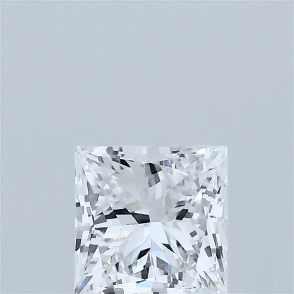 0.54 Carat Princess Lab Grown Diamond, Very Good Polish, D Color, VVS2 Clarity