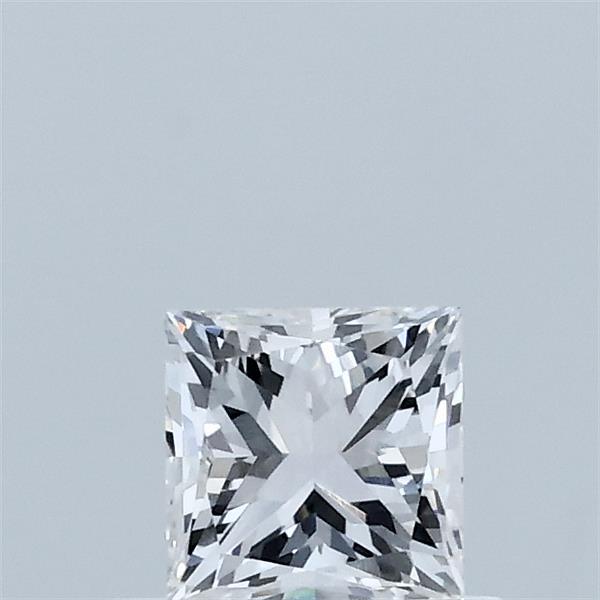 0.54 Carat Princess Lab Grown Diamond, Very Good Polish, E Color, VVS1 Clarity