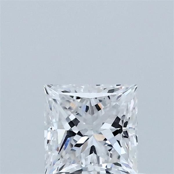0.59 Carat Princess Lab Grown Diamond, Very Good Polish, D Color, VS1 Clarity