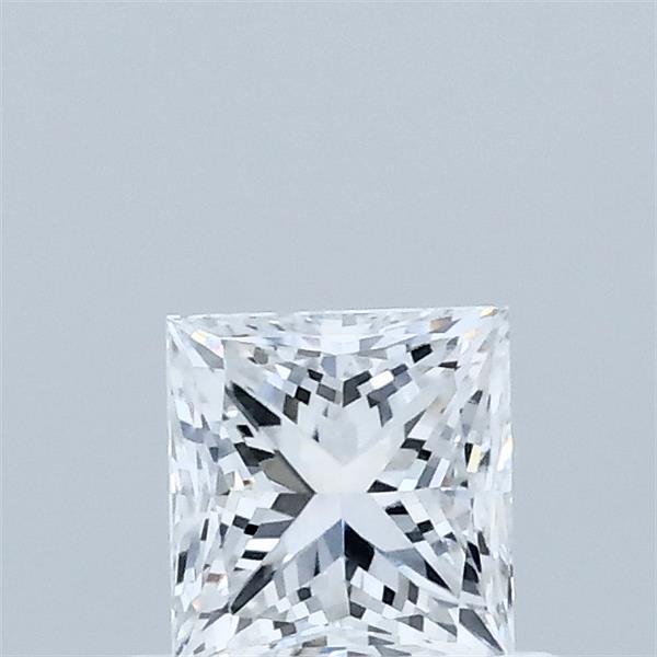 0.60 Carat Princess Lab Grown Diamond, Very Good Polish, D Color, VVS2 Clarity