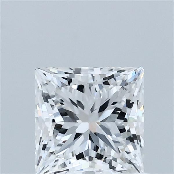 1.00 Carat Princess Lab Grown Diamond, Excellent Polish, D Color, VVS2 Clarity