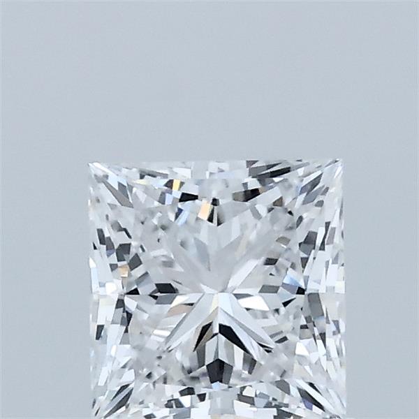 1.00 Carat Princess Lab Grown Diamond, Excellent Polish, D Color, VVS2 Clarity