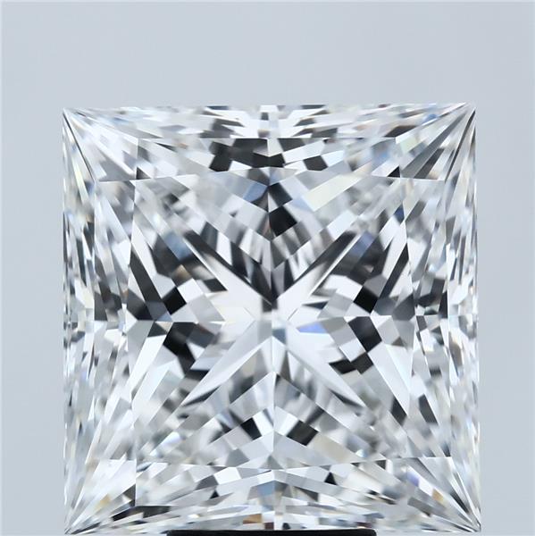 10.08 Carat Princess Lab Grown Diamond, Excellent Polish, E Color, VVS2 Clarity