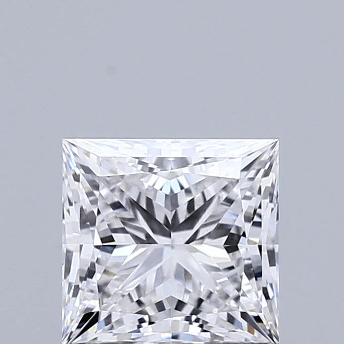 1.01 Carat Princess Lab Grown Diamond, Excellent Polish, D Color, IF Clarity
