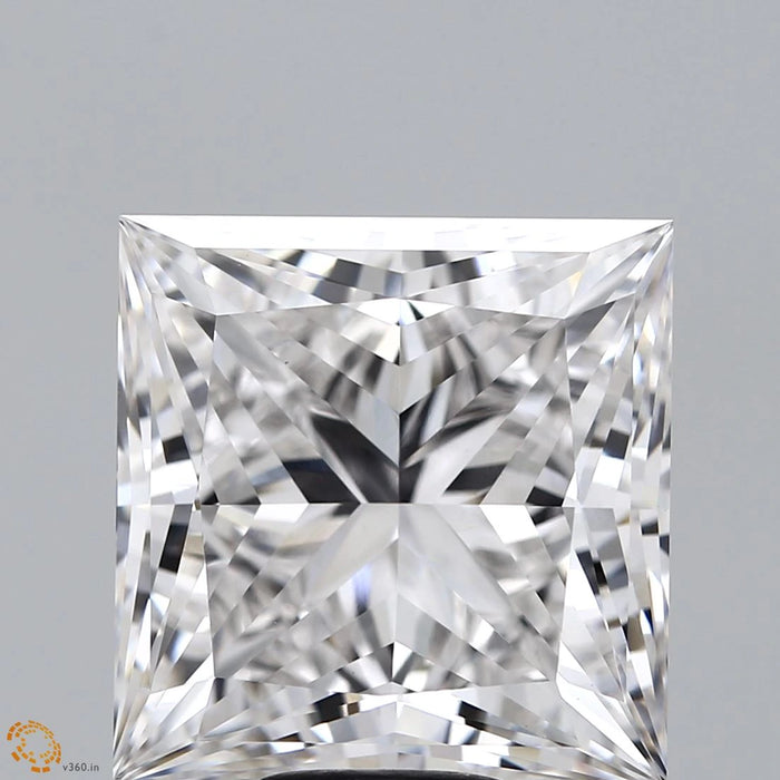 10.33 Carat Princess Lab Grown Diamond, Excellent Polish, G Color, VVS2 Clarity