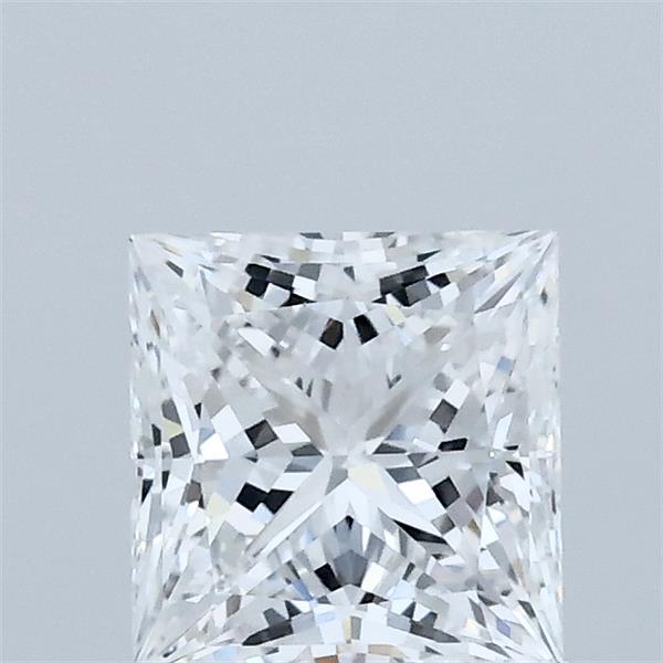 1.05 Carat Princess Lab Grown Diamond, Excellent Polish, D Color, VVS1 Clarity