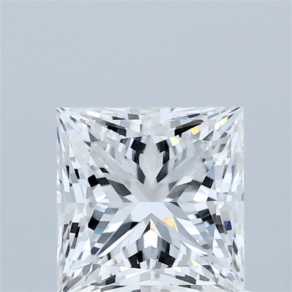 1.07 Carat Princess Lab Grown Diamond, Excellent Polish, D Color, VVS2 Clarity