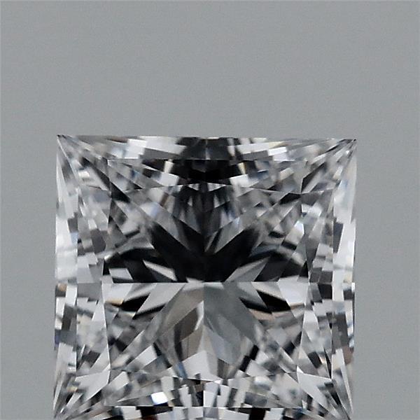 1.08 Carat Princess Lab Grown Diamond, Excellent Polish, D Color, VVS1 Clarity