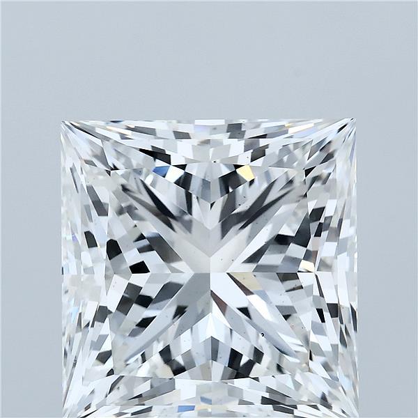 12.01 Carat Princess Lab Grown Diamond, Excellent Polish, F Color, VS2 Clarity