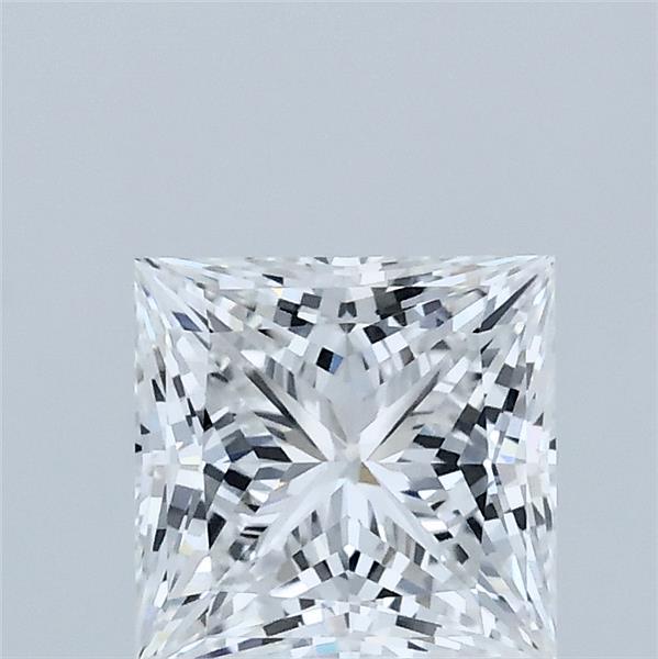 1.34 Carat Princess Lab Grown Diamond, Excellent Polish, D Color, VVS2 Clarity