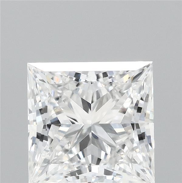 1.41 Carat Princess Lab Grown Diamond, Excellent Polish, E Color, VVS2 Clarity