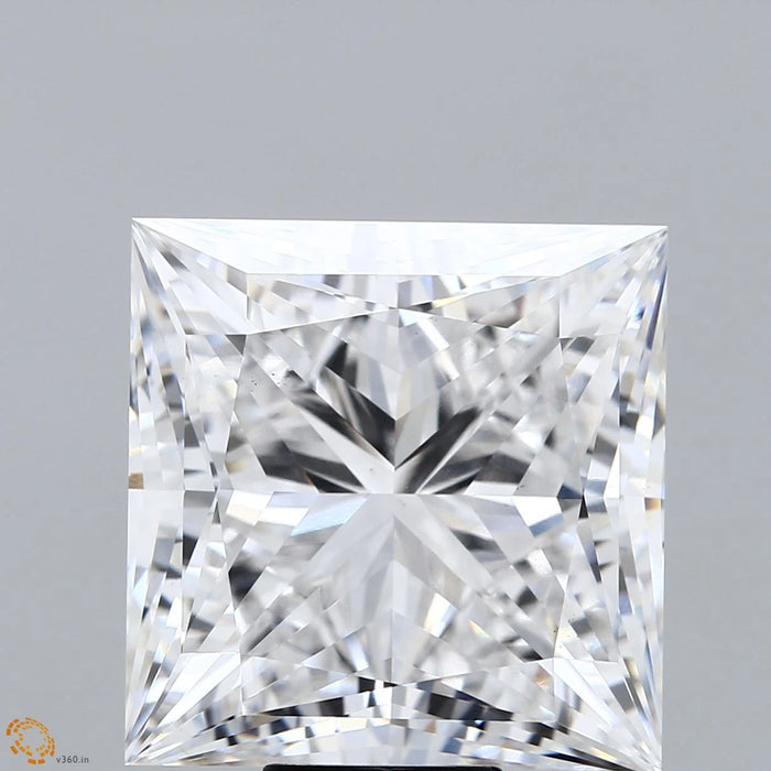 15.09 Carat Princess Lab Grown Diamond, Excellent Polish, E Color, VS1 Clarity