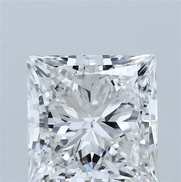 2.00 Carat Princess Lab Grown Diamond, Excellent Polish, F Color, VS1 Clarity