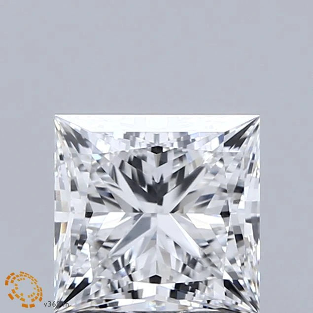 2.01 Carat Princess Lab Grown Diamond, Excellent Polish, E Color, VS1 Clarity