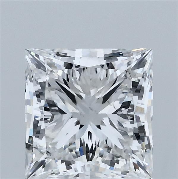 2.10 Carat Princess Lab Grown Diamond, Excellent Polish, E Color, VS2 Clarity