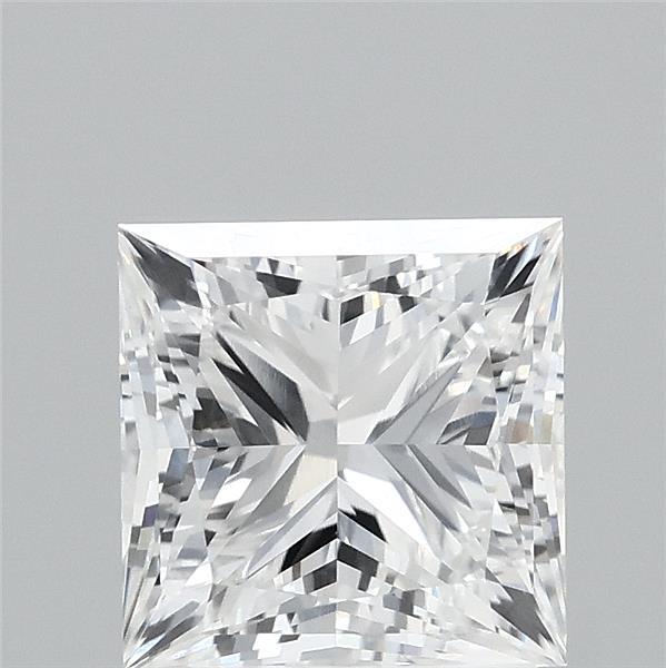 2.10 Carat Princess Lab Grown Diamond, Excellent Polish, E Color, VVS2 Clarity